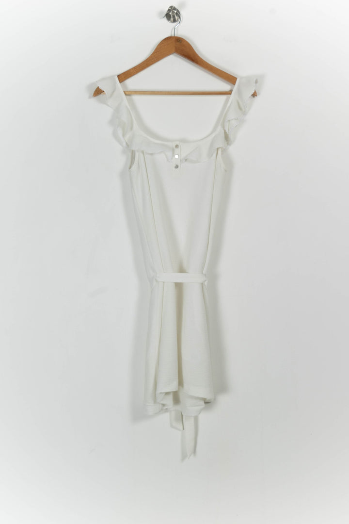 Robe Courte Blanche - Taille S/36 de la marque Sézane | PARAD75957 - Vendu par Paradigme - Image 4