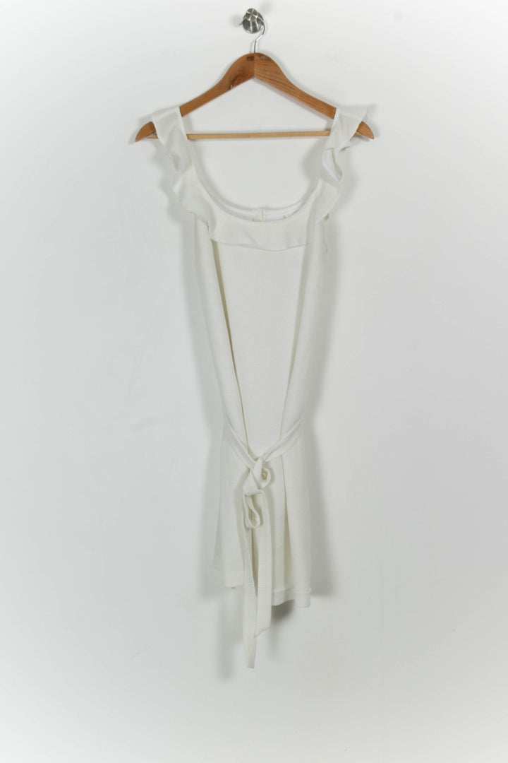 Robe Courte Blanche - Taille S/36 de la marque Sézane | PARAD75957 - Vendu par Paradigme - Image 2