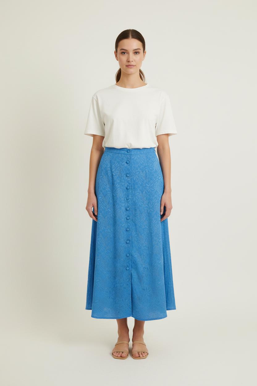 Jupe Longue Bleue - Taille XL/42 de la marque Marie Sixtine | PARAD75968 - Vendu par Paradigme - Image 1
