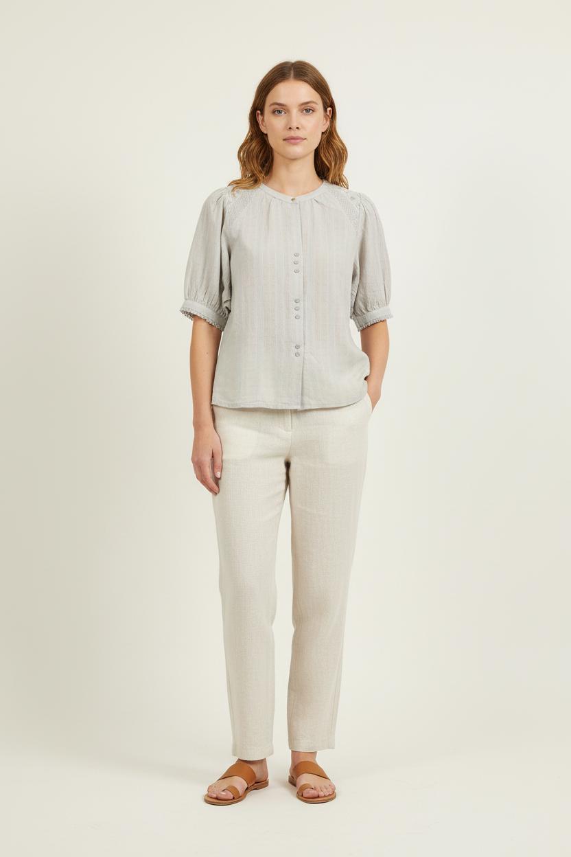 Blouse Grise - Taille M/38 de la marque Sessùn | PARAD75974 - Vendu par Paradigme - Image 1
