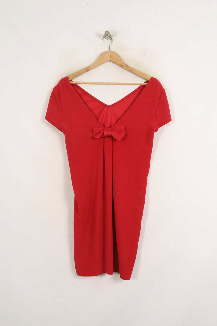 Robe Droite Rouge - Taille S/36 de la marque Pablo | PARAD75979 - Vendu par Paradigme - Image 4