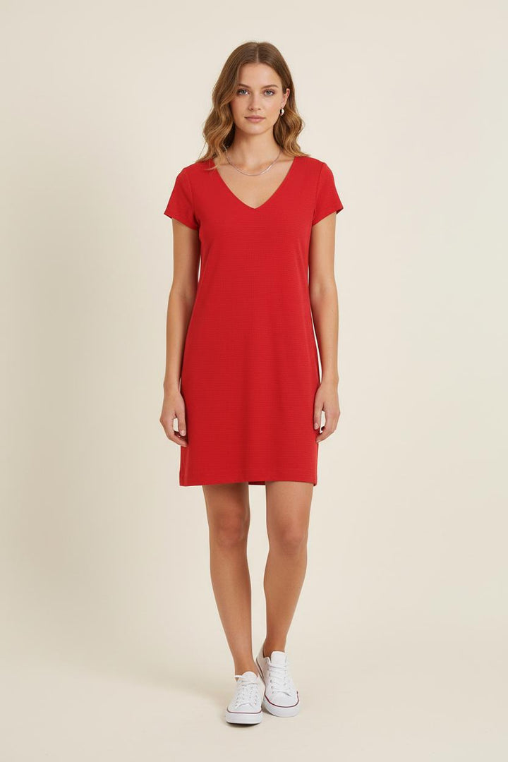 Robe Droite Rouge - Taille S/36 de la marque Pablo | PARAD75979 - Vendu par Paradigme - Image 1