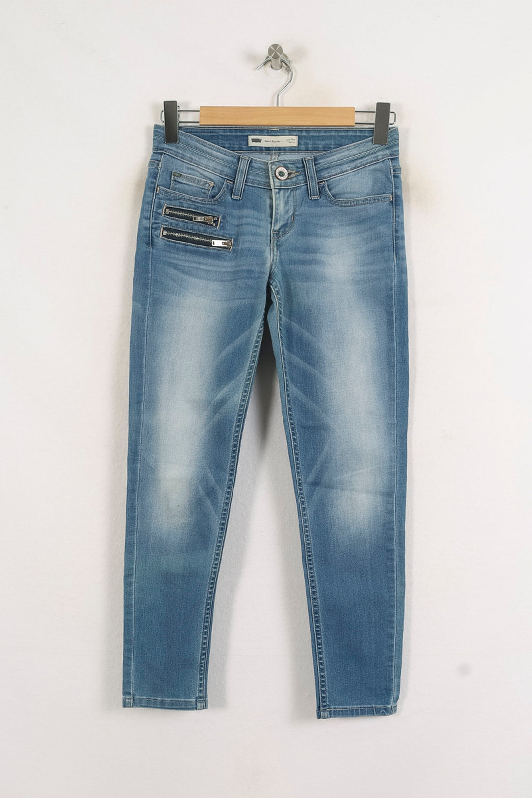 Jean Skinny Bleu - Taille XS/34 de la marque Levi's | PARAD75981 - Vendu par Paradigme - Image 2