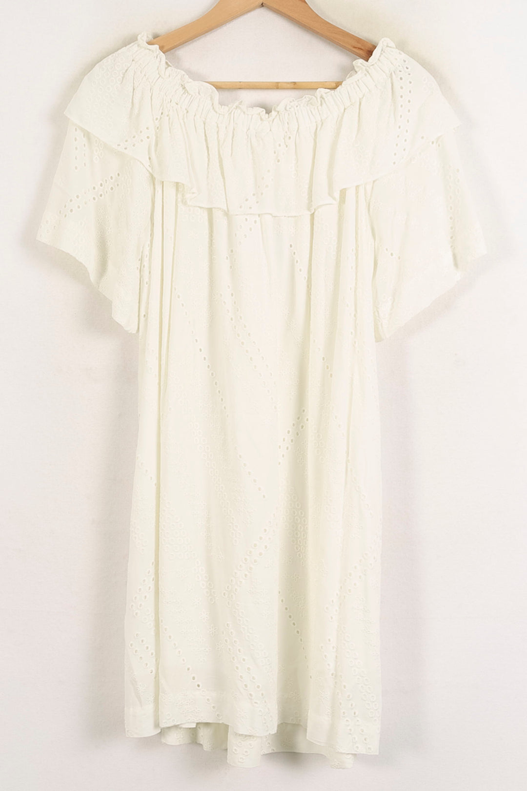 Robe Bardot Blanche - Taille XL/42 de la marque IKKS | PARAD75989 - Vendu par Paradigme - Image 4