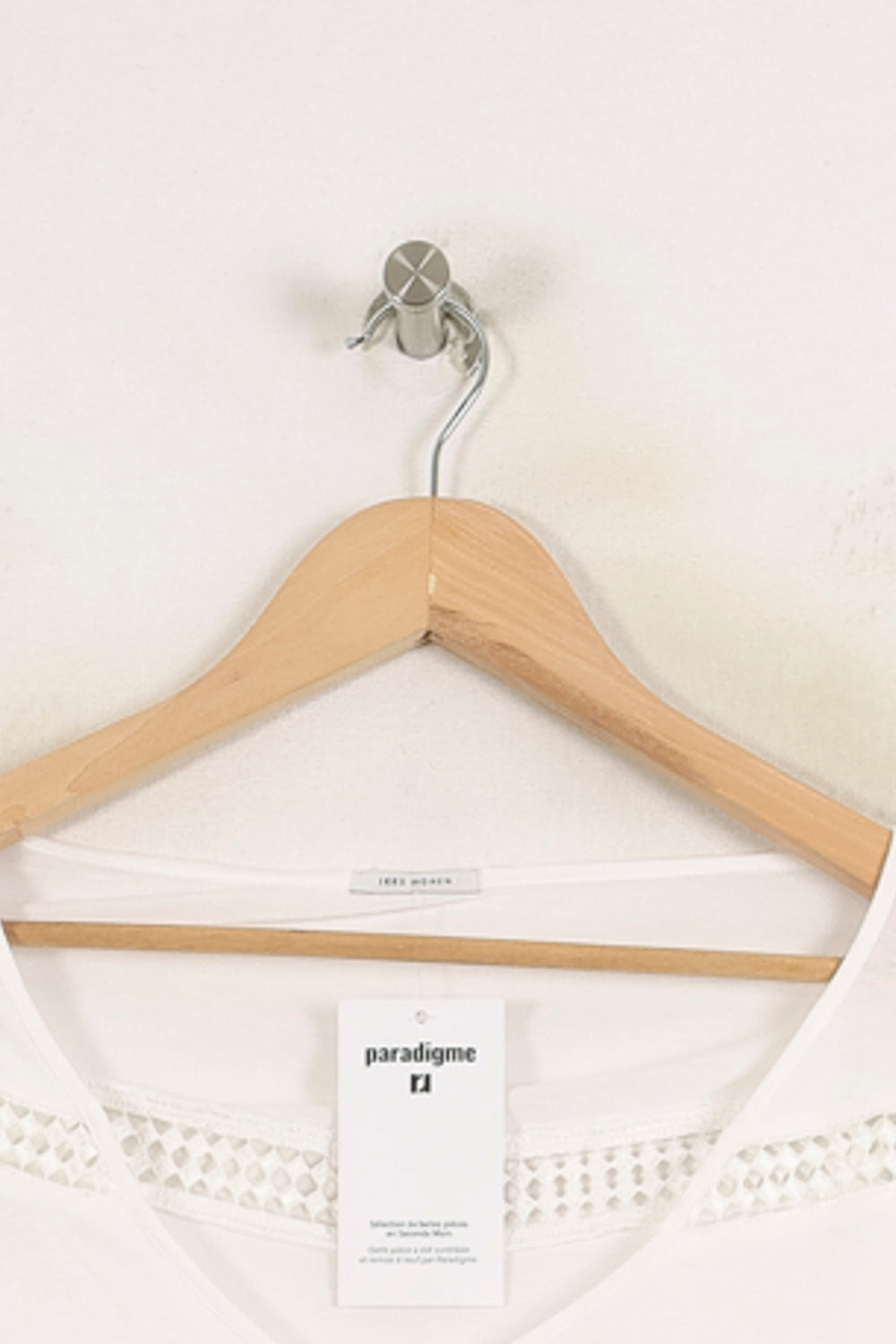 Tee-shirt Blanc - Taille XL/42 de la marque IKKS | PARAD75991 - Vendu par Paradigme - Image 2