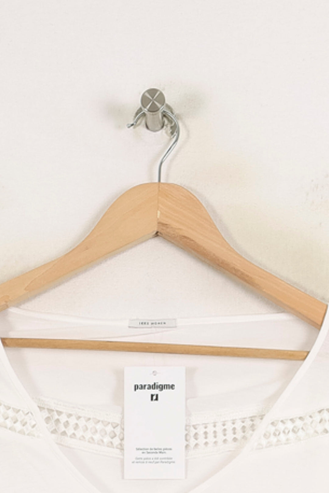 Tee-shirt Blanc - Taille XL/42 de la marque IKKS | PARAD75991 - Vendu par Paradigme - Image 2