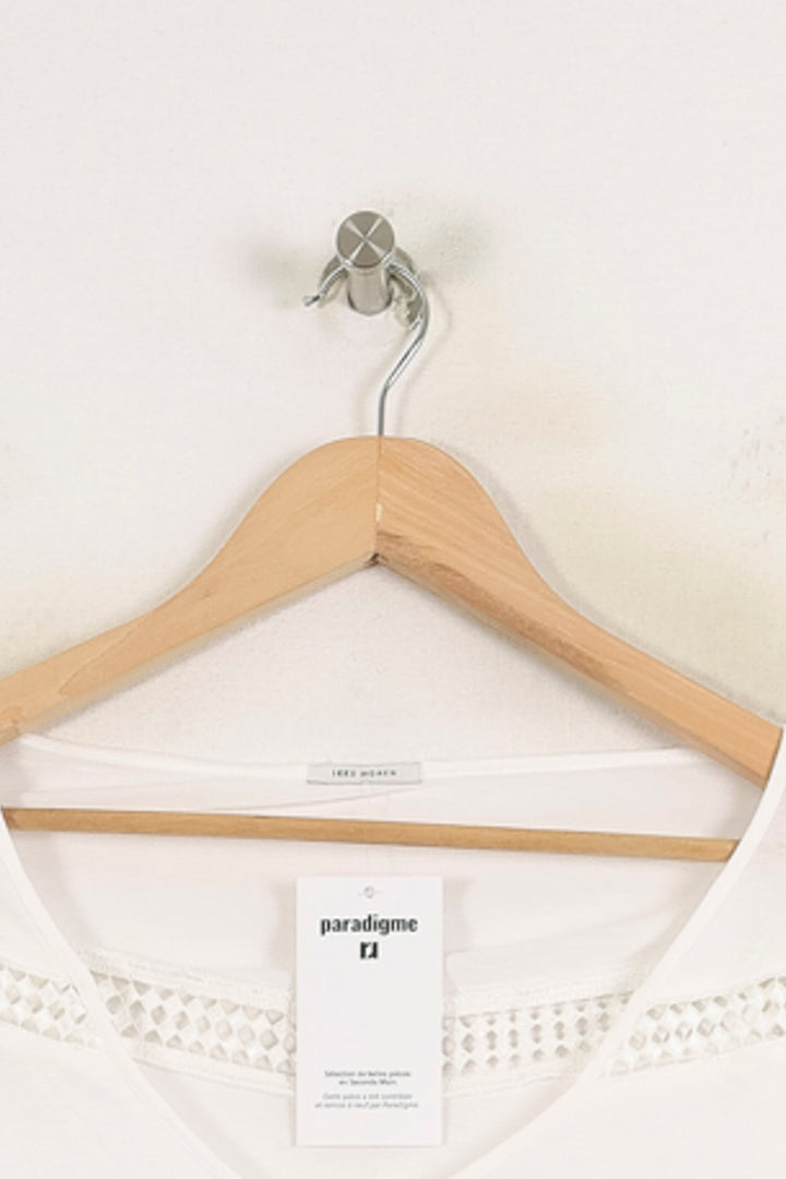 Tee-shirt Blanc - Taille XL/42 de la marque IKKS | PARAD75991 - Vendu par Paradigme - Image 2