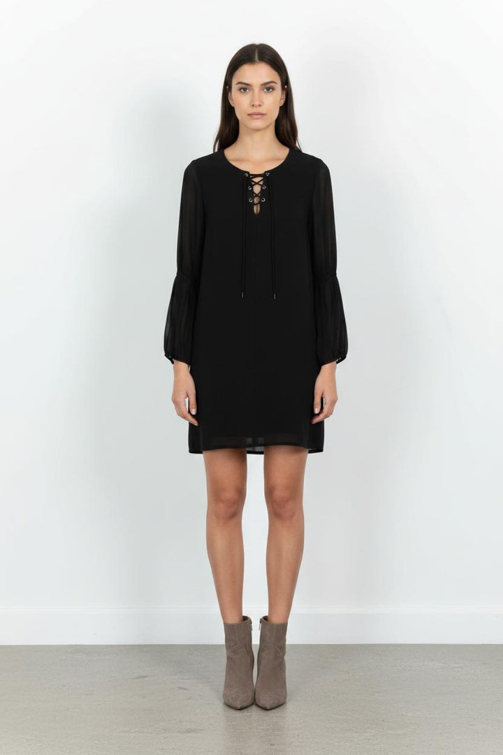Robe Courte Noire - Taille XL/42 de la marque IKKS | PARAD75993 - Vendu par Paradigme - Image 1