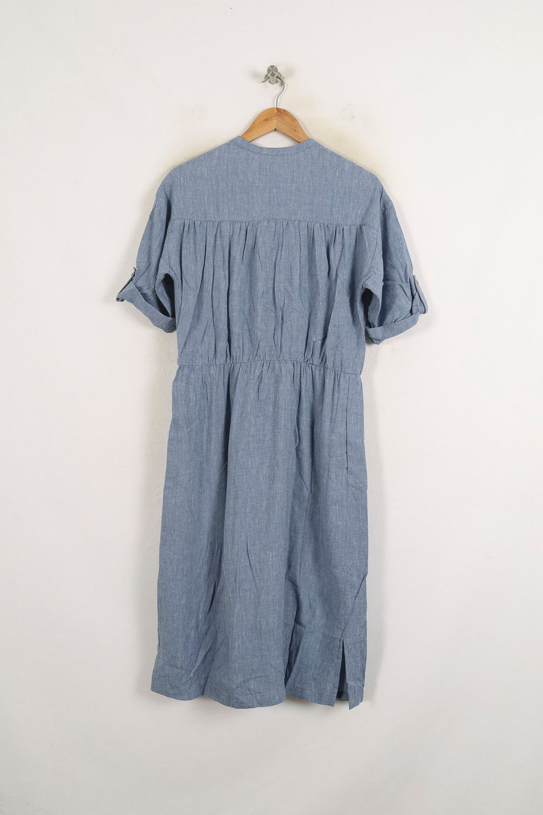 Robe Chemise Bleue - Taille L/40 de la marque Sessùn | PARAD75996 - Vendu par Paradigme - Image 4
