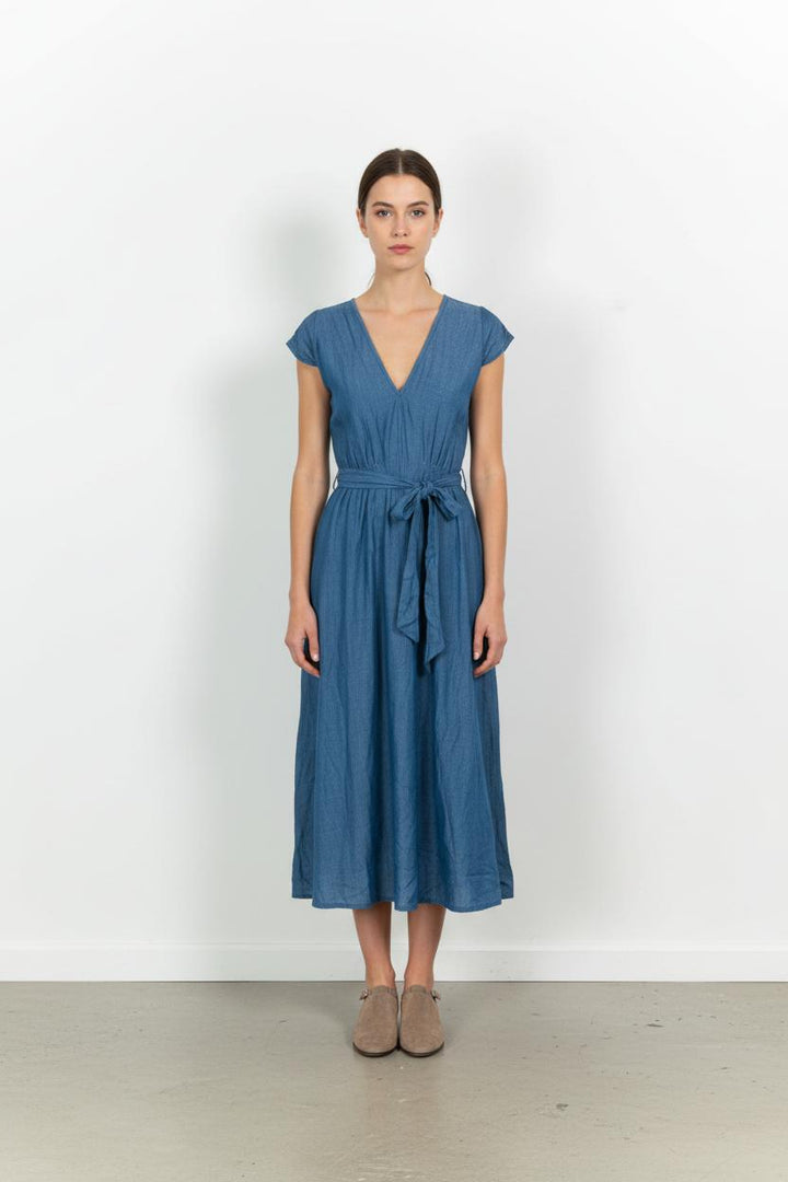Robe Midi Bleue - Taille S/36 de la marque Louizon | PARAD75997 - Vendu par Paradigme - Image 1