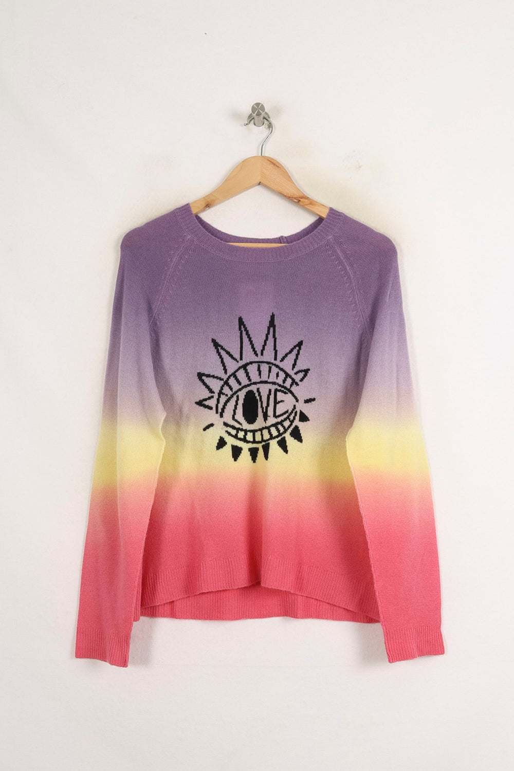 Pull Violet et Jaune - Taille M/38 de la marque Bérénice | PARAD75999 - Vendu par Paradigme - Image 2