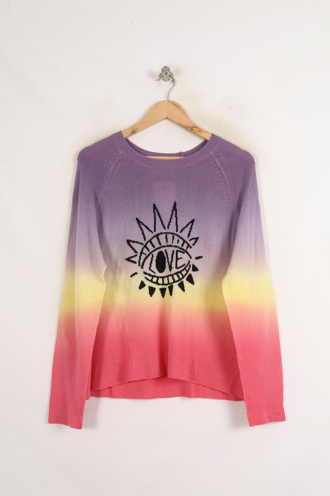 Pull Violet et Jaune - Taille M/38 de la marque Bérénice | PARAD75999 - Vendu par Paradigme - Image 2