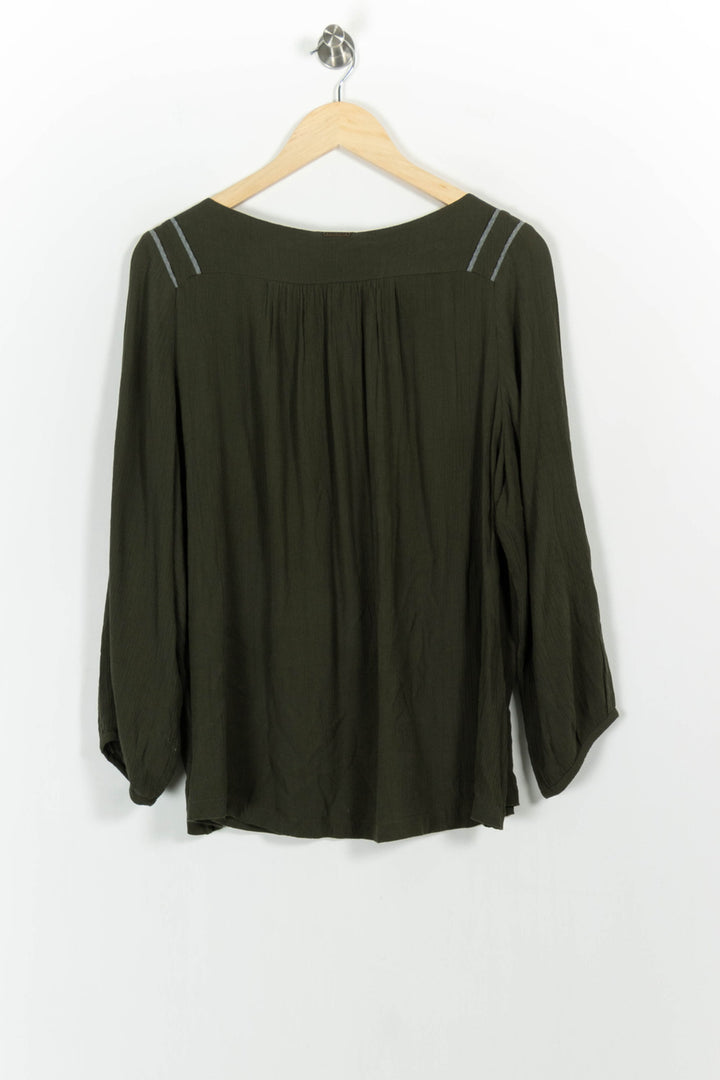 Blouse Verte - Taille L/40 de la marque One Step | PARAD76002 - Vendu par Paradigme - Image 4