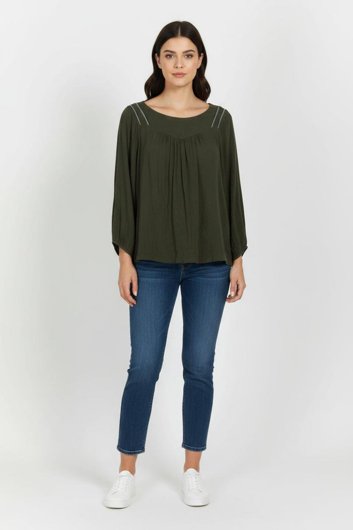 Blouse Verte - Taille L/40 de la marque One Step | PARAD76002 - Vendu par Paradigme - Image 1