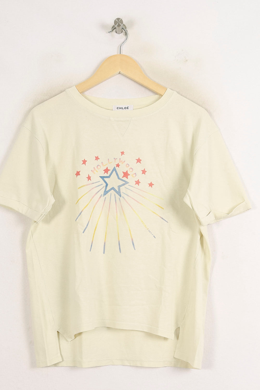 Tee-shirt Blanc - Taille M/38 de la marque Chloé Stora | PARAD76005 - Vendu par Paradigme - Image 2