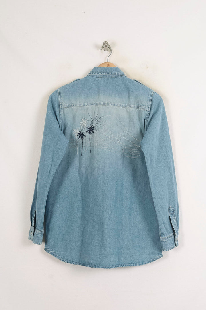 Surchemise Bleu - Taille S/36 de la marque Bérénice | PARAD76006 - Vendu par Paradigme - Image 4