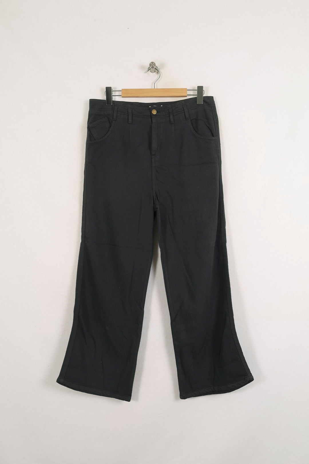 Pantalon Large Noir - Taille L/40 de la marque Louise Misha | PARAD76007 - Vendu par Paradigme - Image 2