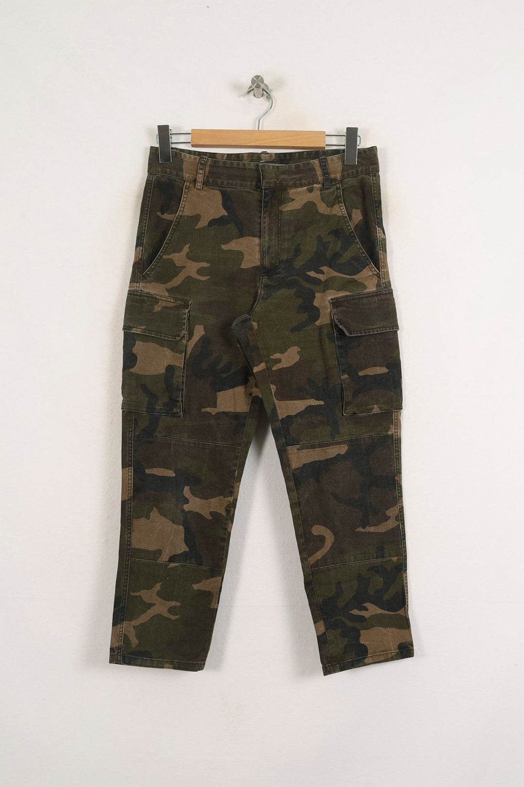 Pantalon Cargo Camouflé Multicolore - Taille L/40 de la marque Maje | PARAD76010 - Vendu par Paradigme - Image 2