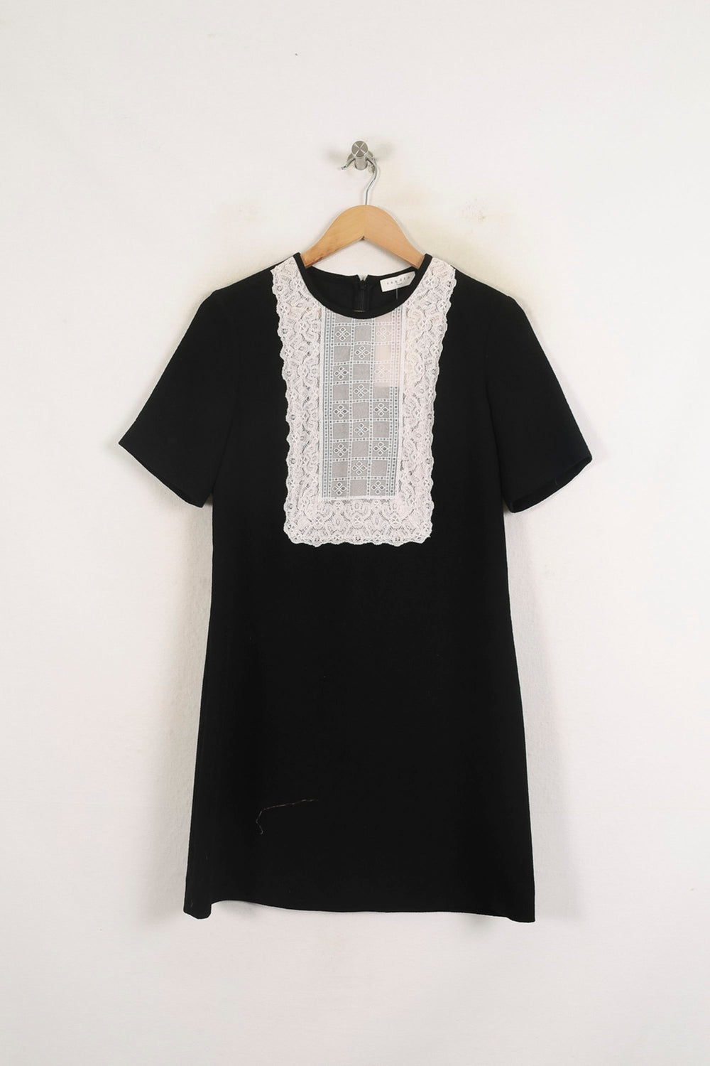 Robe Noire et Blanche - Taille M/38 de la marque Sandro | PARAD76025 - Vendu par Paradigme - Image 2