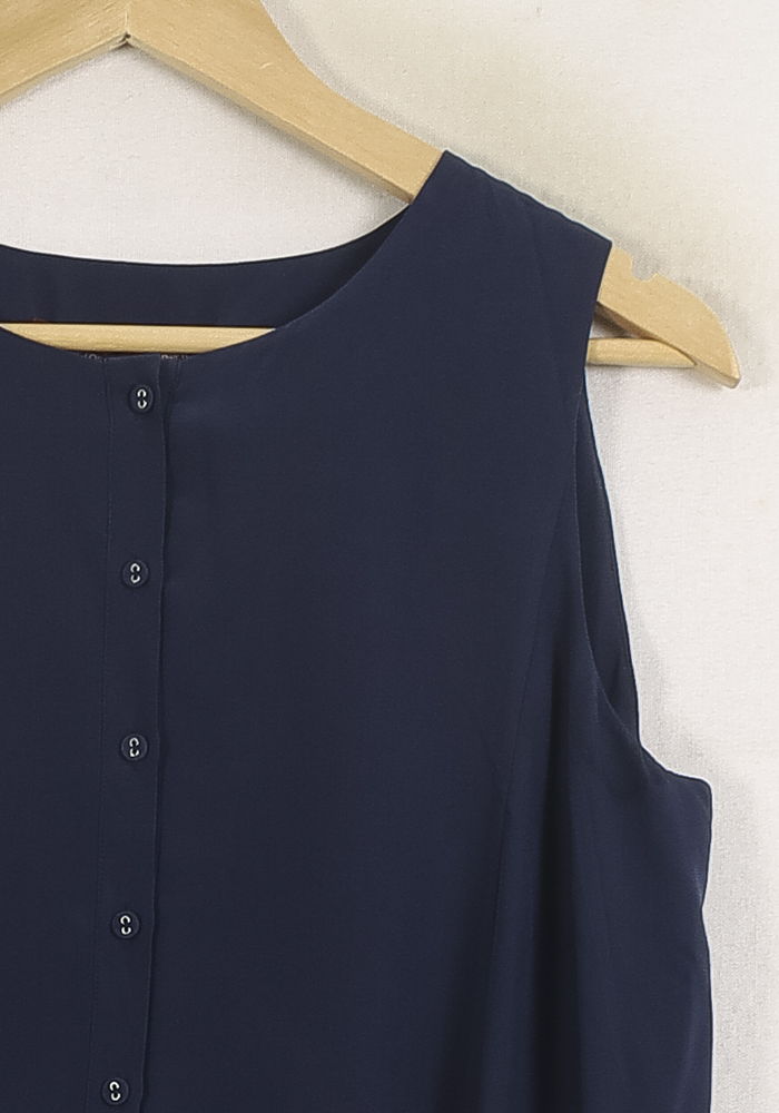 Robe Sans Manches Bleue - Taille M/38 de la marque Comptoir des Cotonniers | PARAD76028 - Vendu par Paradigme - Image 3