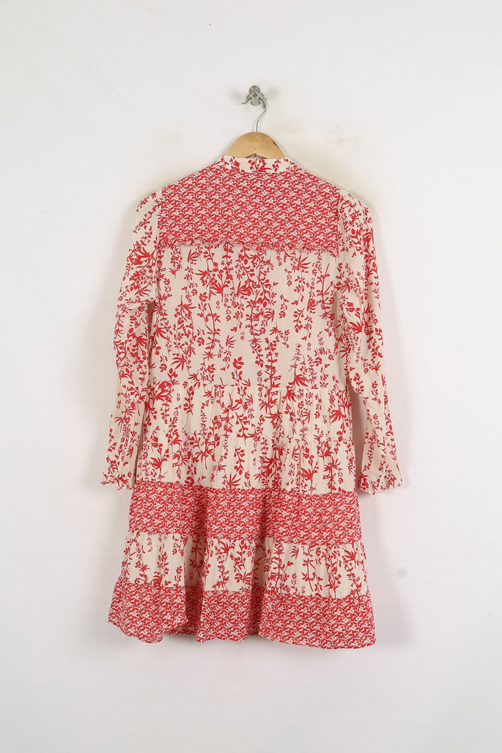 Robe Midi Rouge et Blanche - Taille XS/34 de la marque Bérénice | PARAD76032 - Vendu par Paradigme - Image 4