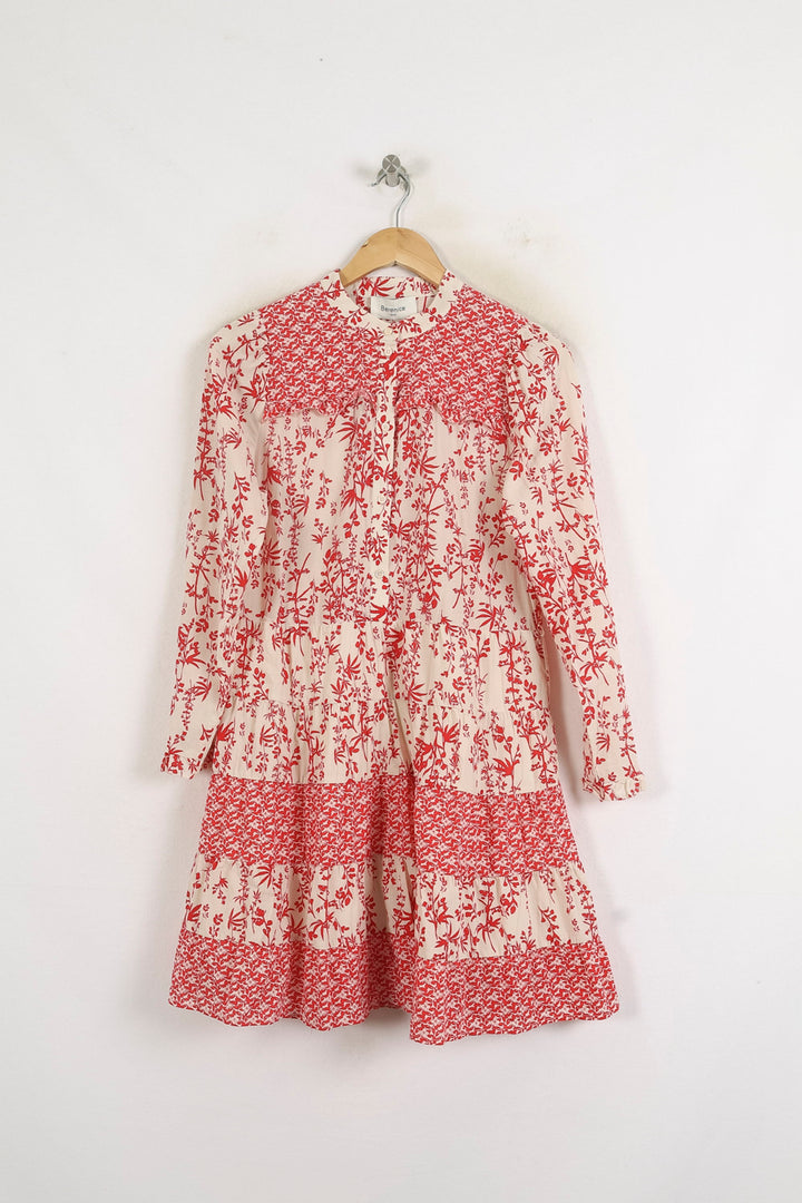 Robe Midi Rouge et Blanche - Taille XS/34 de la marque Bérénice | PARAD76032 - Vendu par Paradigme - Image 2
