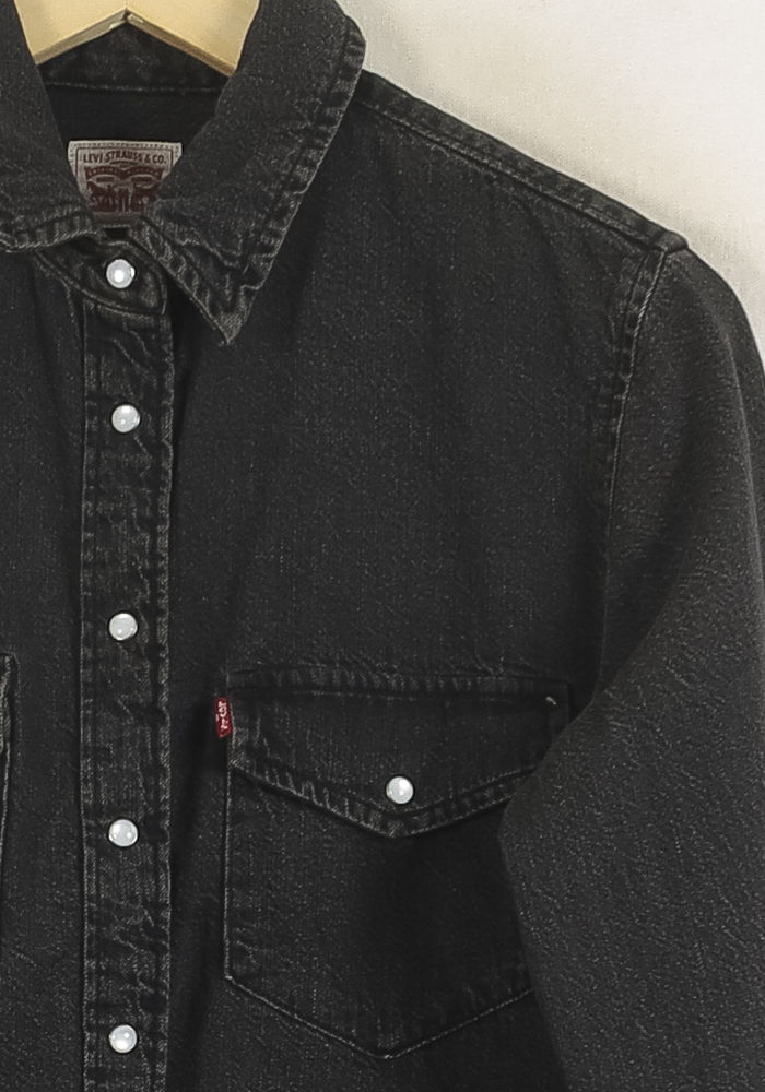 Chemise Noire - Taille S/36 de la marque Levi's | PARAD76050 - Vendu par Paradigme - Image 3
