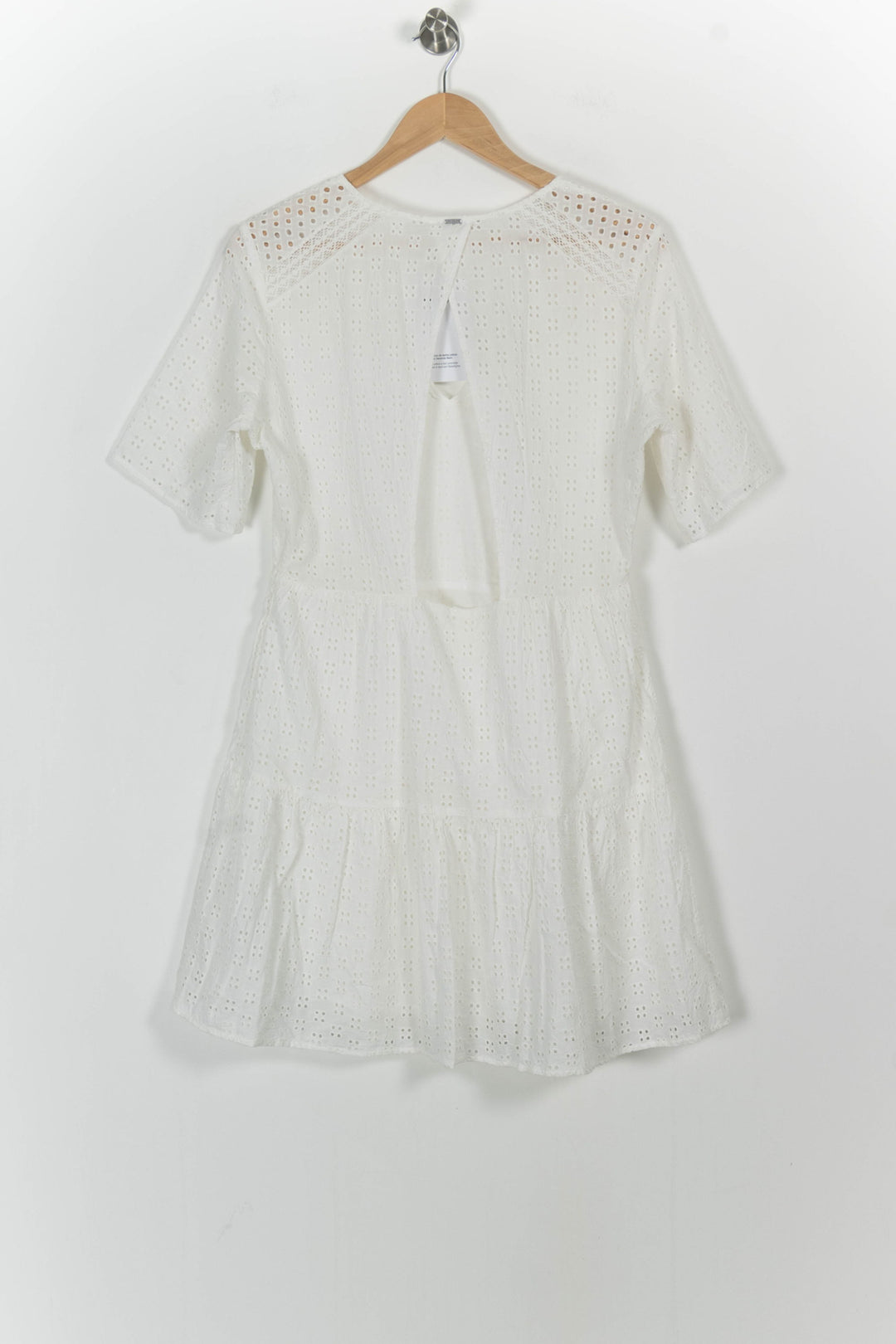 Robe Brodée Blanche - Taille L/40 de la marque IKKS | PARAD76051 - Vendu par Paradigme - Image 4