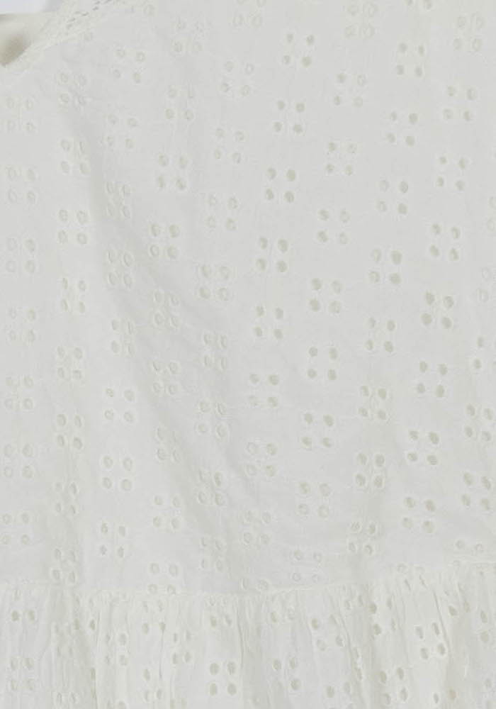 Robe Brodée Blanche - Taille L/40 de la marque IKKS | PARAD76051 - Vendu par Paradigme - Image 3