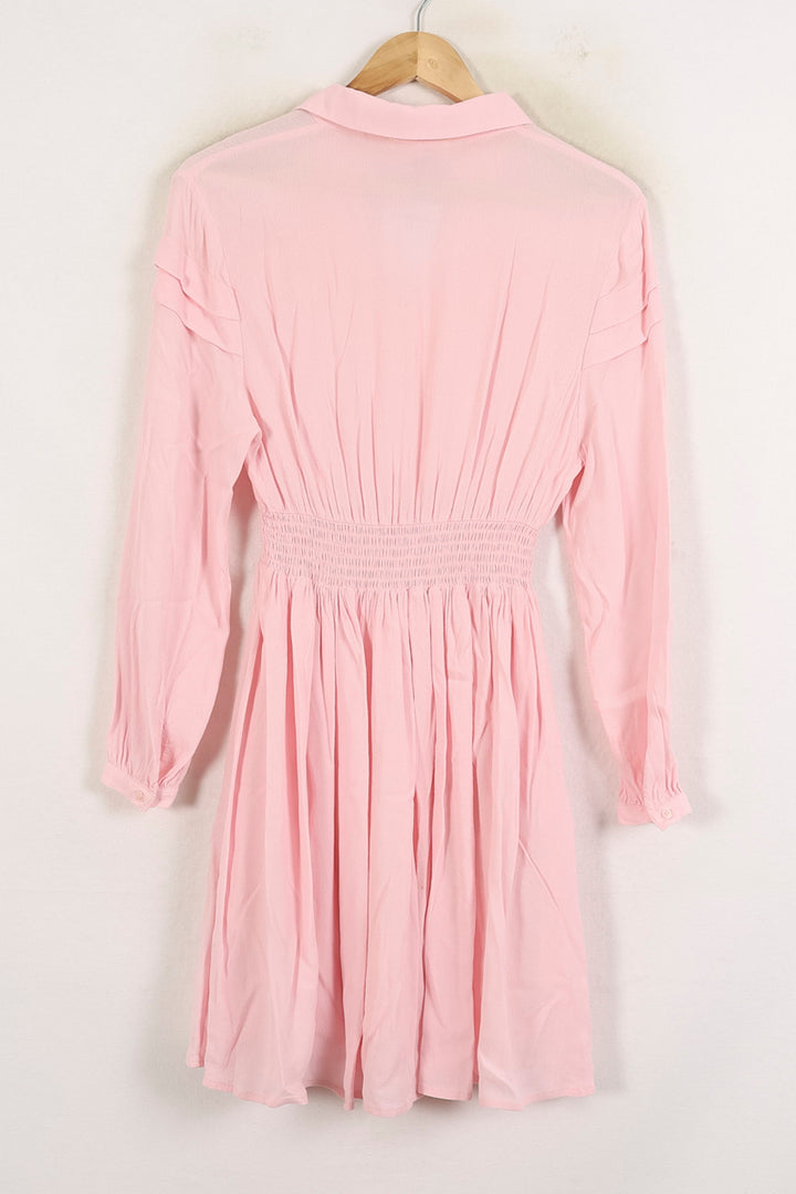 Robe Chemise Rose - Taille M/38 de la marque Maje | PARAD76058 - Vendu par Paradigme - Image 4
