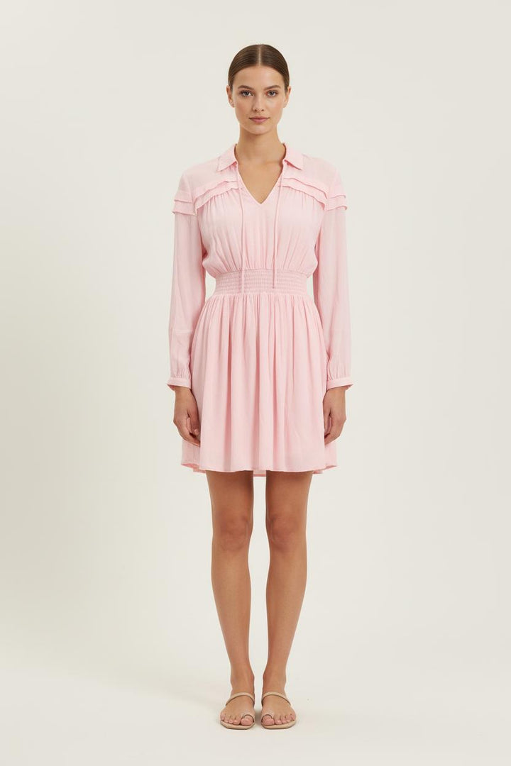 Robe Chemise Rose - Taille M/38 de la marque Maje | PARAD76058 - Vendu par Paradigme - Image 1