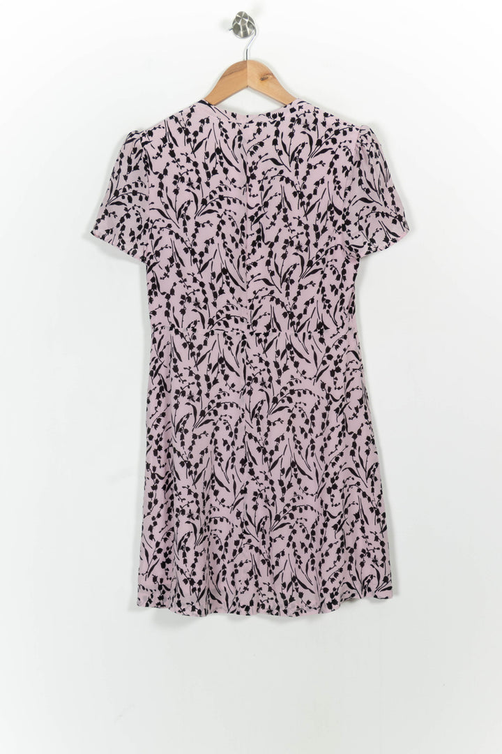 Robe Courte Rose et Noire - Taille L/40 de la marque Maje | PARAD76059 - Vendu par Paradigme - Image 4
