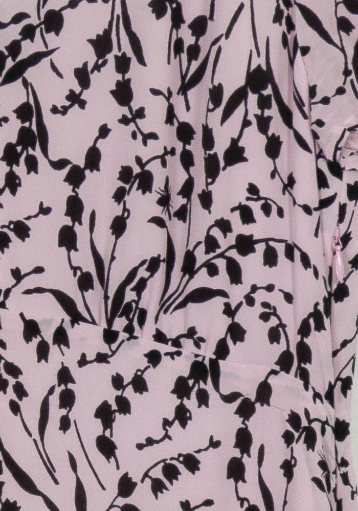 Robe Courte Rose et Noire - Taille L/40 de la marque Maje | PARAD76059 - Vendu par Paradigme - Image 3