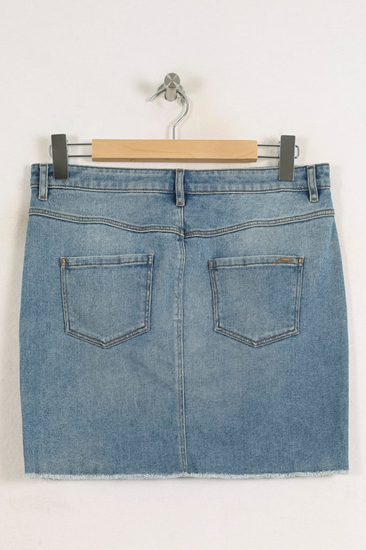 Jupe en Jean Bleu - Taille L/40 de la marque I.Code | PARAD76063 - Vendu par Paradigme - Image 4
