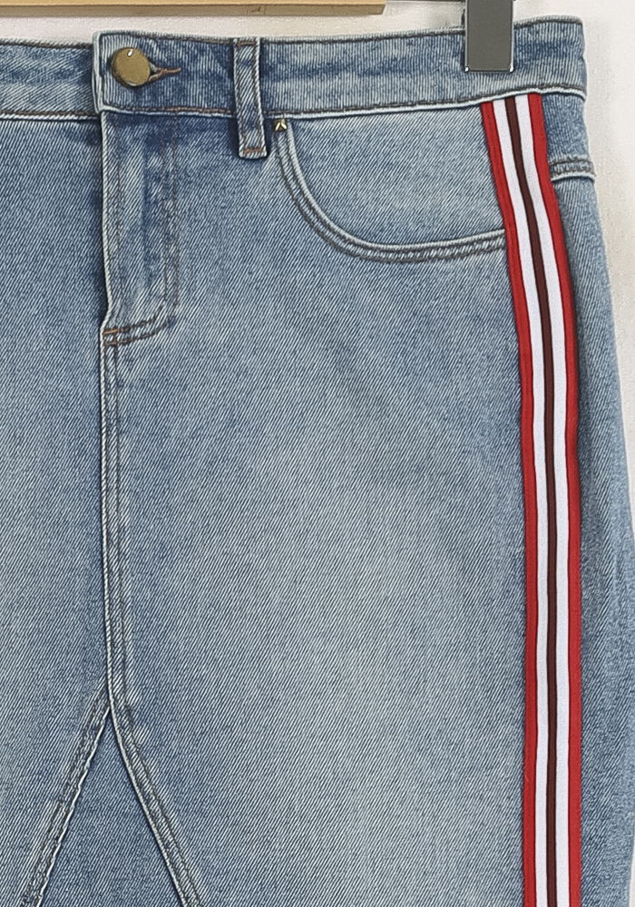 Jupe en Jean Bleu - Taille L/40 de la marque I.Code | PARAD76063 - Vendu par Paradigme - Image 3