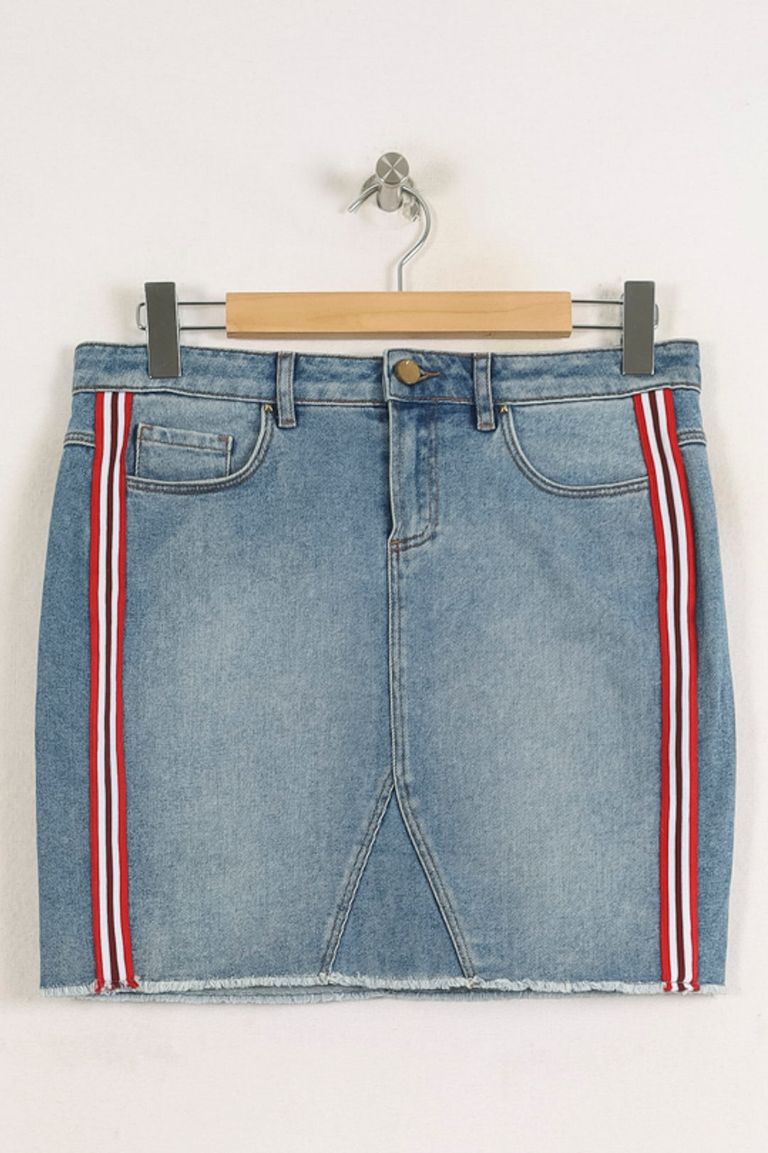 Jupe en Jean Bleu - Taille L/40 de la marque I.Code | PARAD76063 - Vendu par Paradigme - Image 2