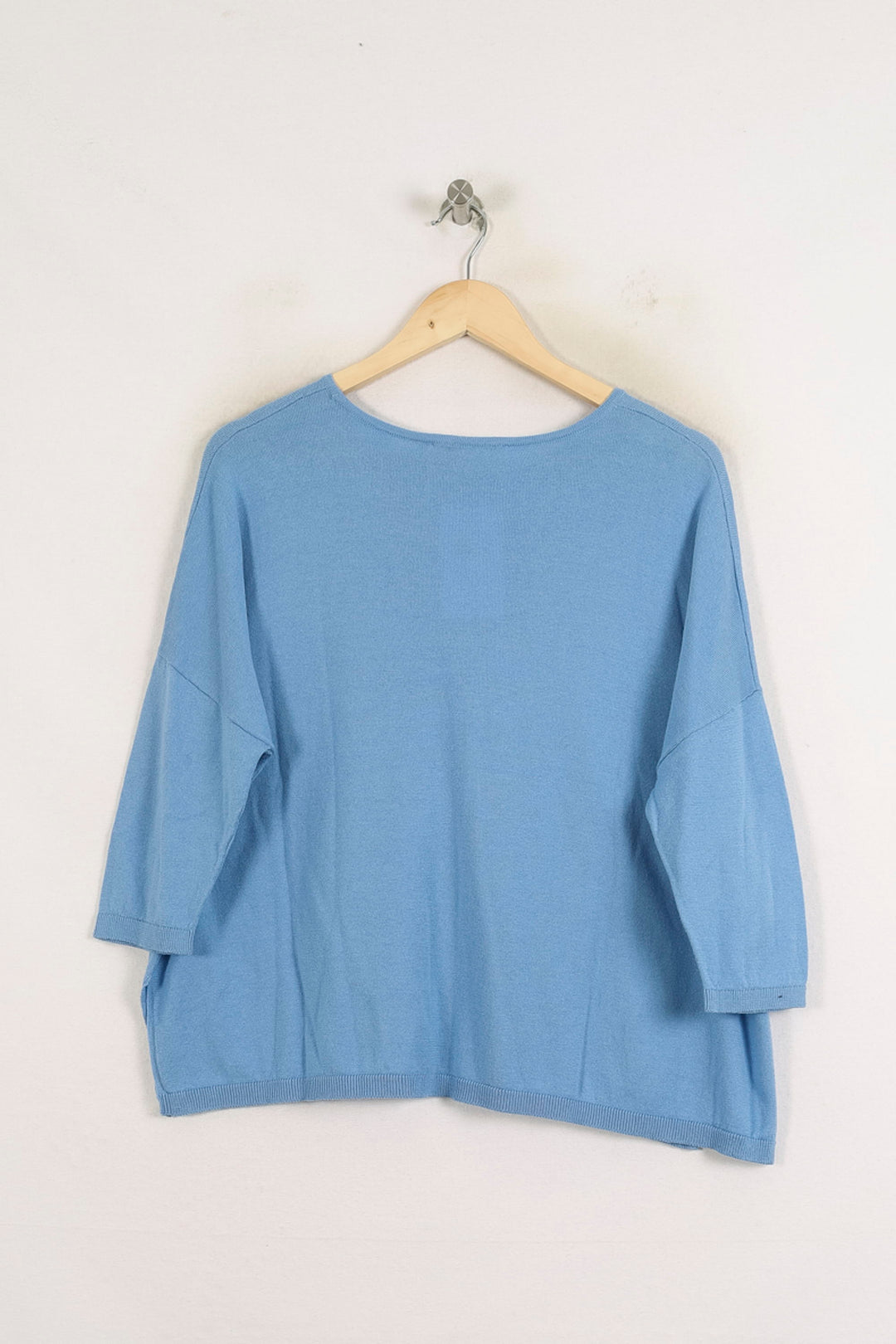 Pull Bleu - Taille S/36 de la marque La Fée Maraboutée | PARAD76066 - Vendu par Paradigme - Image 4