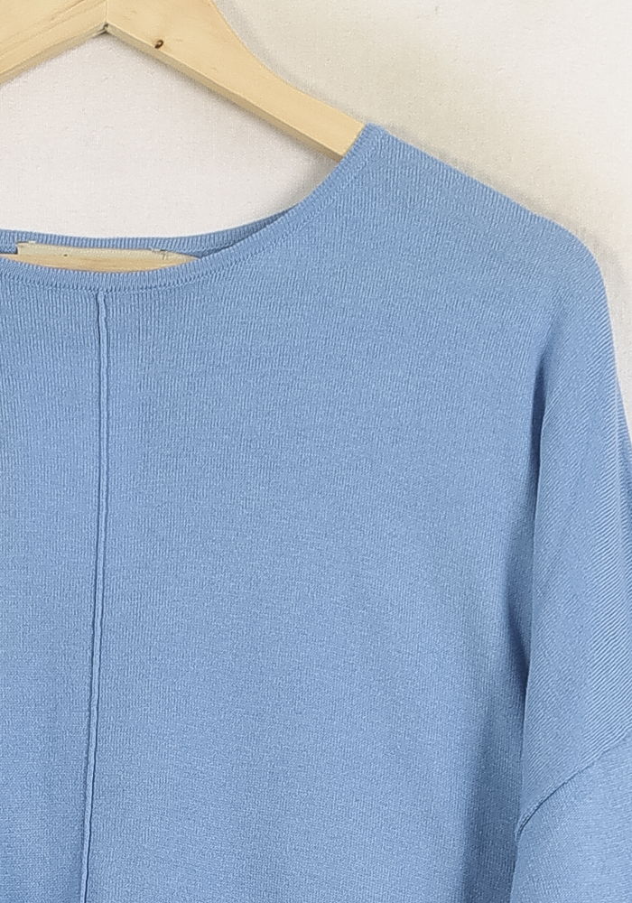 Pull Bleu - Taille S/36 de la marque La Fée Maraboutée | PARAD76066 - Vendu par Paradigme - Image 3