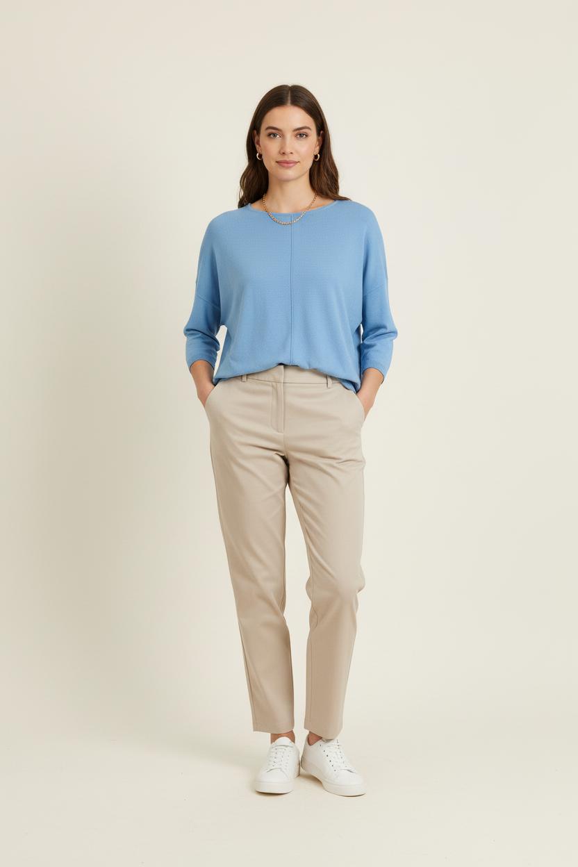 Pull Bleu - Taille S/36 de la marque La Fée Maraboutée | PARAD76066 - Vendu par Paradigme - Image 1