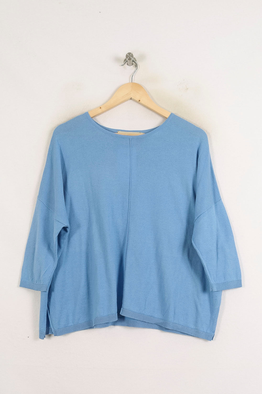 Pull Bleu - Taille S/36 de la marque La Fée Maraboutée | PARAD76066 - Vendu par Paradigme - Image 2