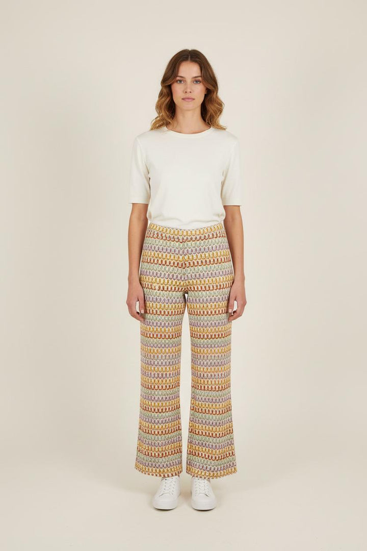 Pantalon Large Multicolore - Taille L/40 de la marque La Fée Maraboutée | PARAD76067 - Vendu par Paradigme - Image 1