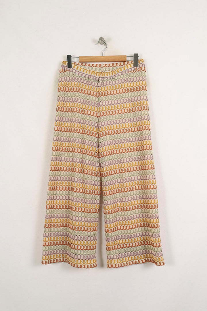Pantalon Large Multicolore - Taille L/40 de la marque La Fée Maraboutée | PARAD76067 - Vendu par Paradigme - Image 2