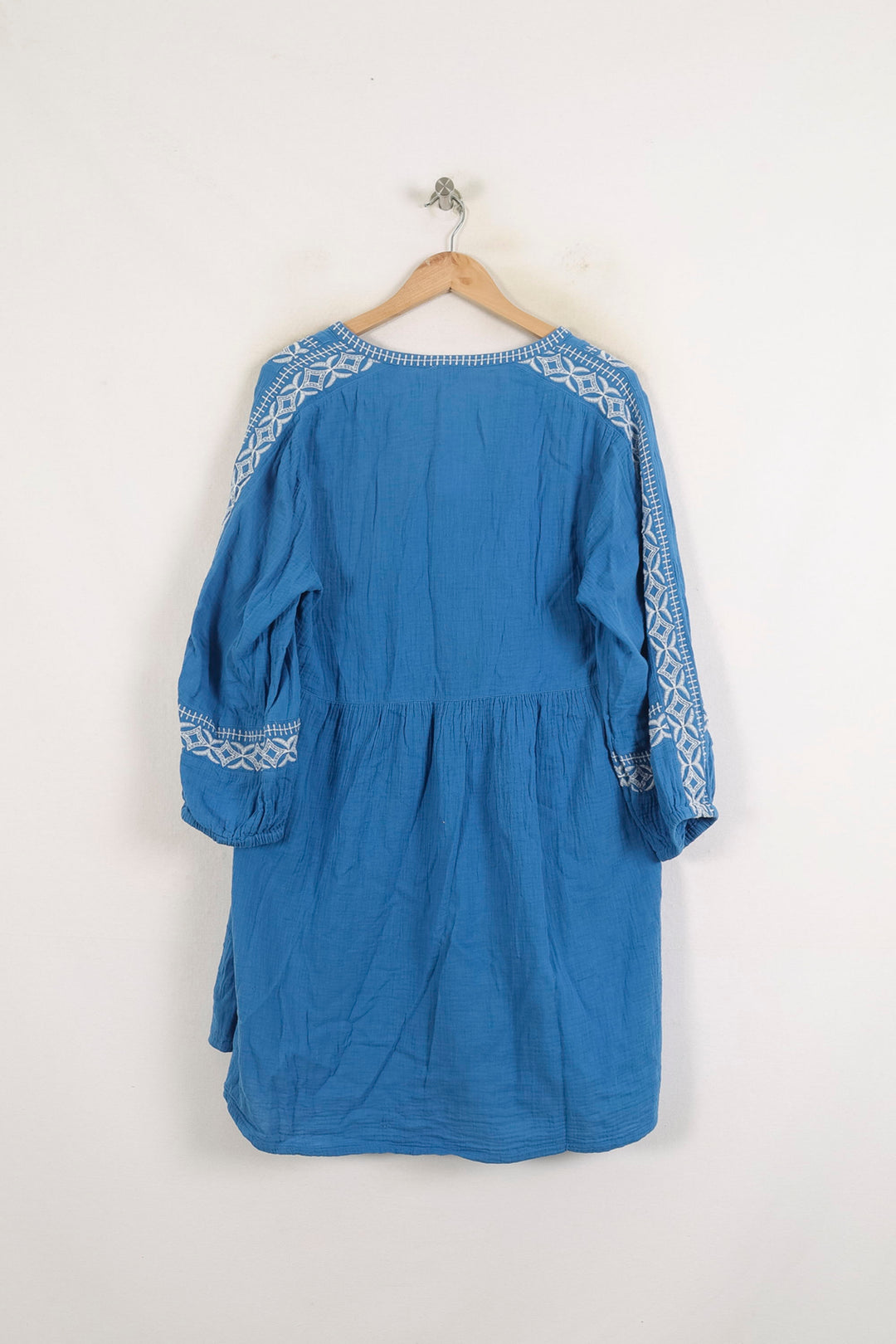 Robe Courte Bleue - Taille L/40 de la marque Maison 123 | PARAD76071 - Vendu par Paradigme - Image 4