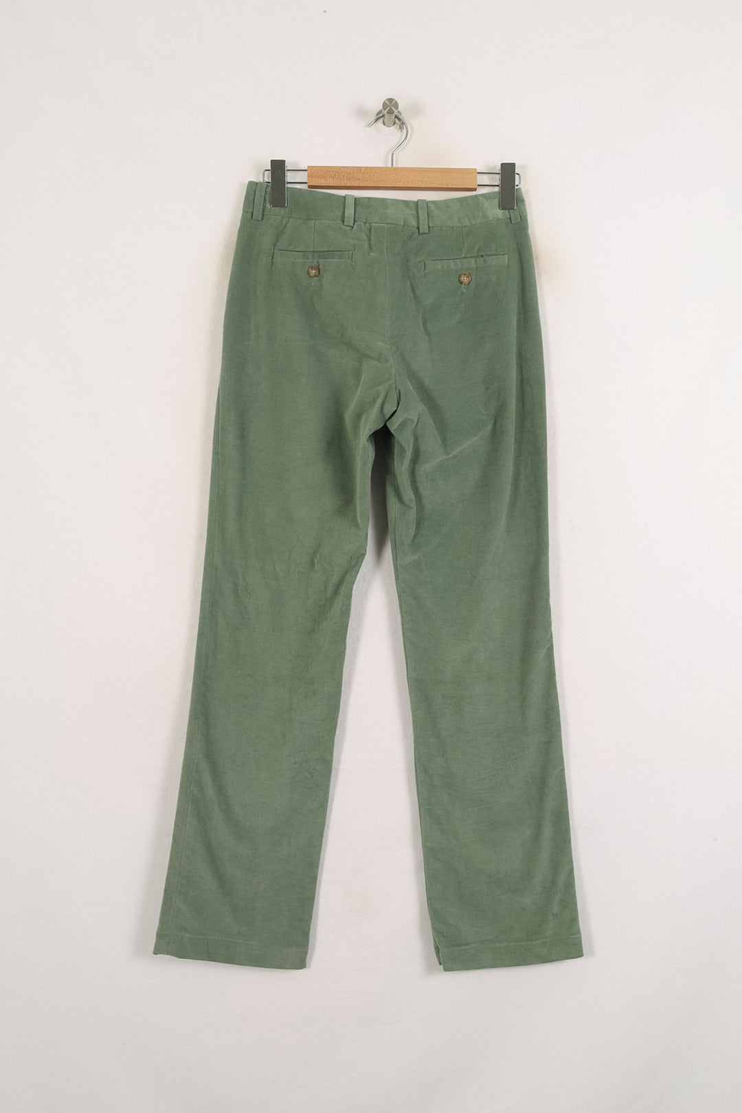 Pantalon Droit Vert - Taille S/36 de la marque Ines de la Fressange Paris | PARAD76075 - Vendu par Paradigme - Image 4
