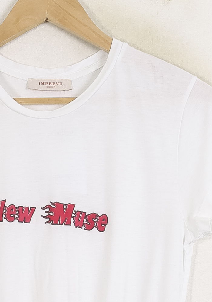 Tee-shirt Blanc - Taille XS/34 de la marque Imprevu | PARAD76087 - Vendu par Paradigme - Image 3