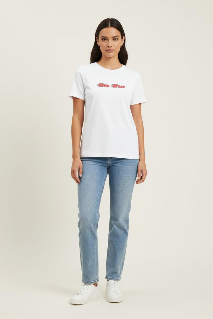 Tee-shirt Blanc - Taille XS/34 de la marque Imprevu | PARAD76087 - Vendu par Paradigme - Image 1