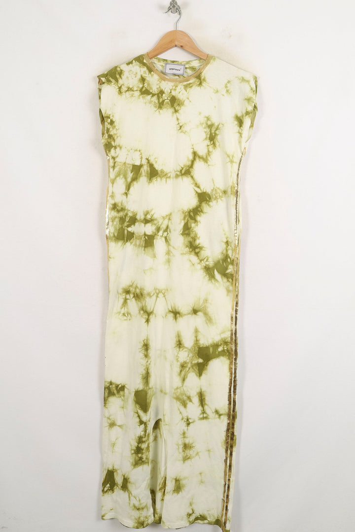 Robe Longue Blanche et Verte - Taille XS/34 de la marque Imprevu | PARAD76090 - Vendu par Paradigme - Image 2