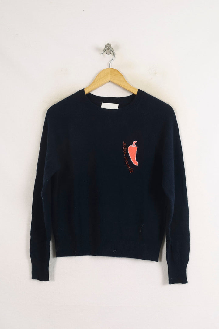 Pull Bleu - Taille S/36 de la marque Absolut Cashmere | PARAD76113 - Vendu par Paradigme - Image 2