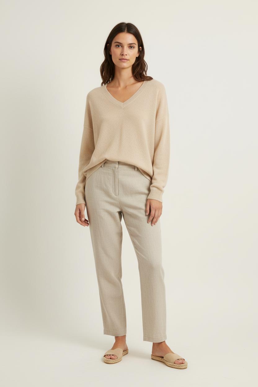 Pull Beige - Taille S/36 de la marque Absolut Cashmere | PARAD76116 - Vendu par Paradigme - Image 1