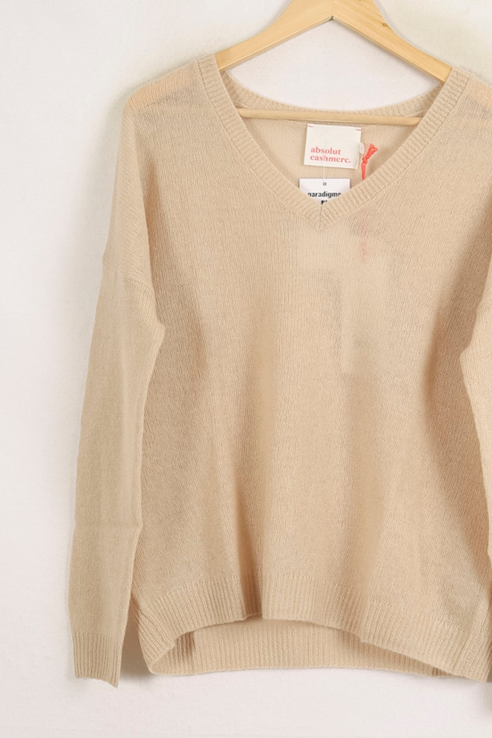Pull Beige - Taille S/36 de la marque Absolut Cashmere | PARAD76116 - Vendu par Paradigme - Image 2